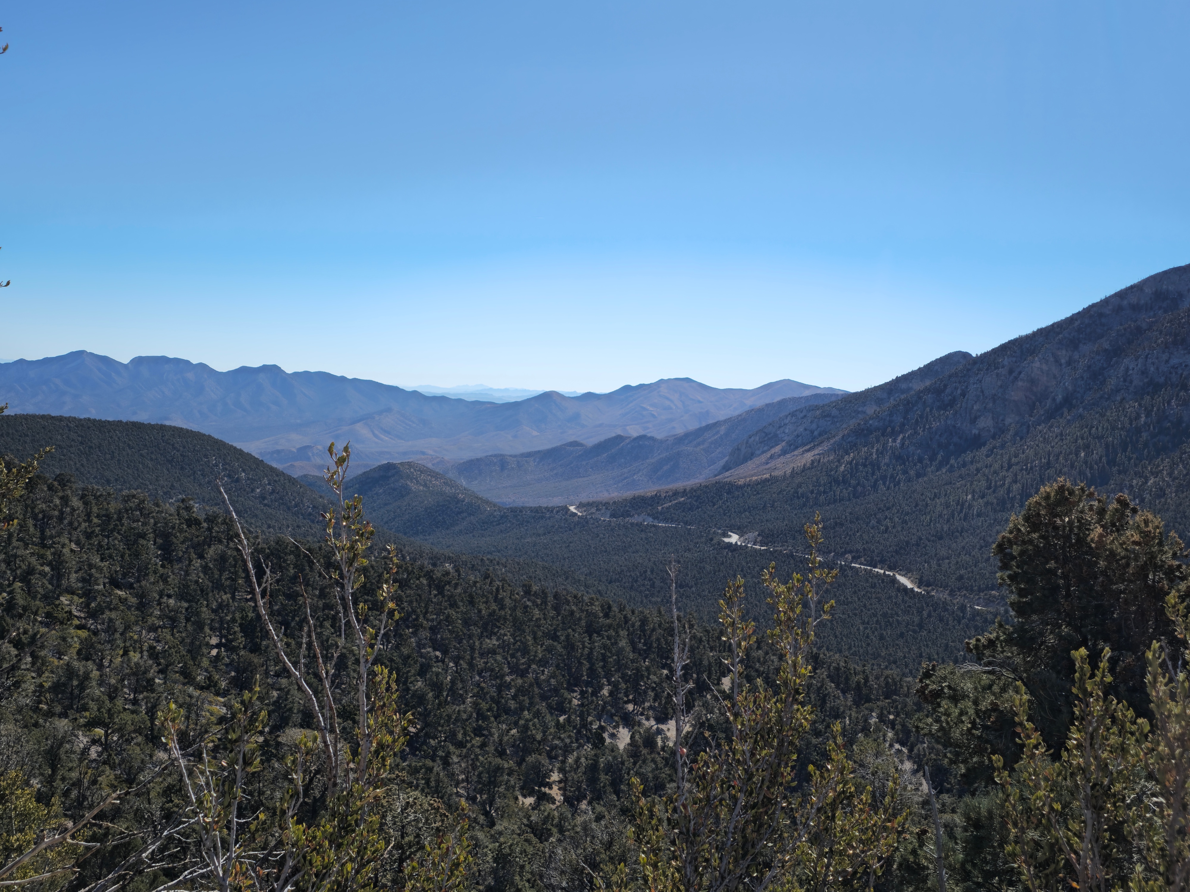 Breathtaking Views from the Road: Spring Mountains, Nevada