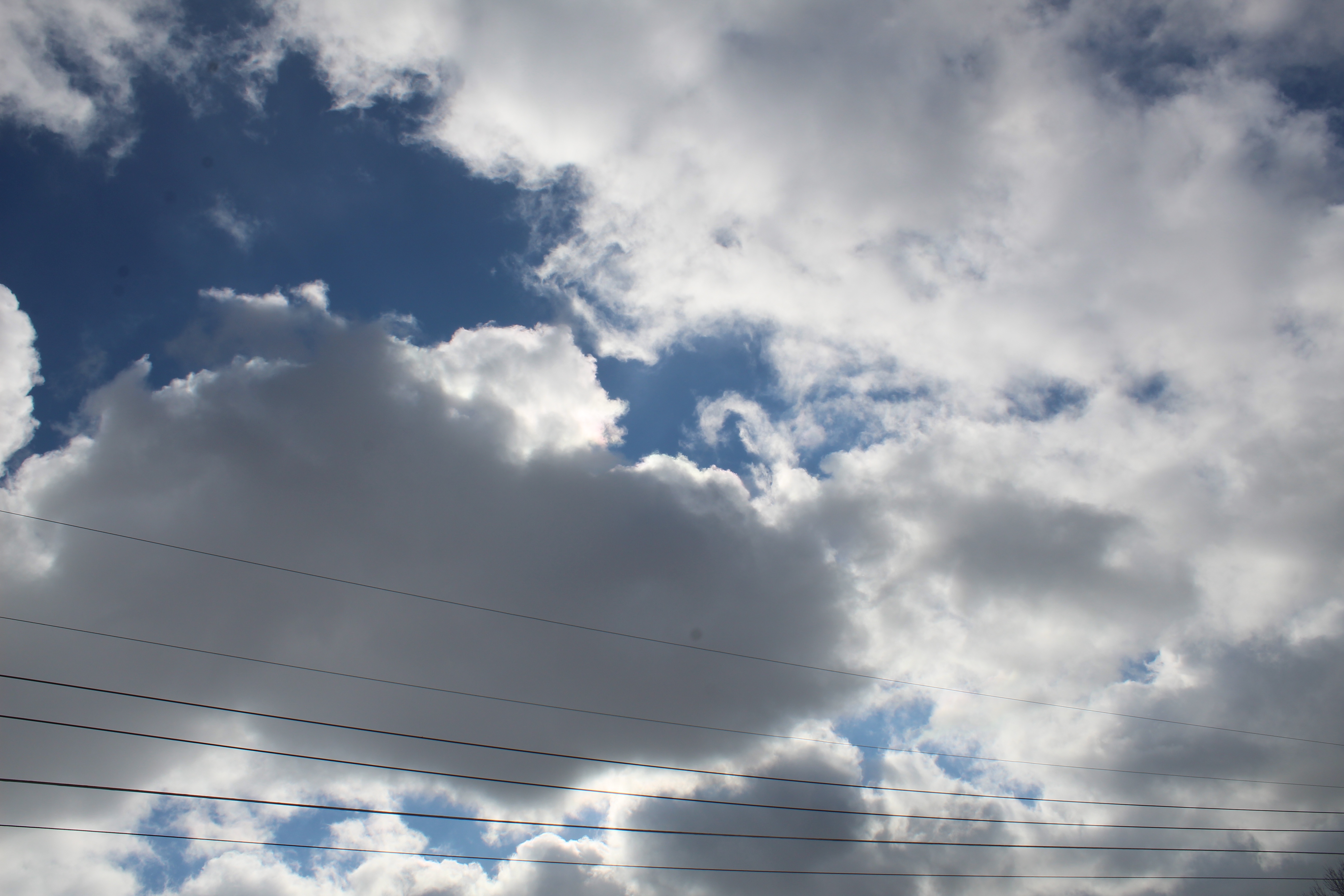 It's Chilly and Windy, but at Least the Clouds are Beautiful