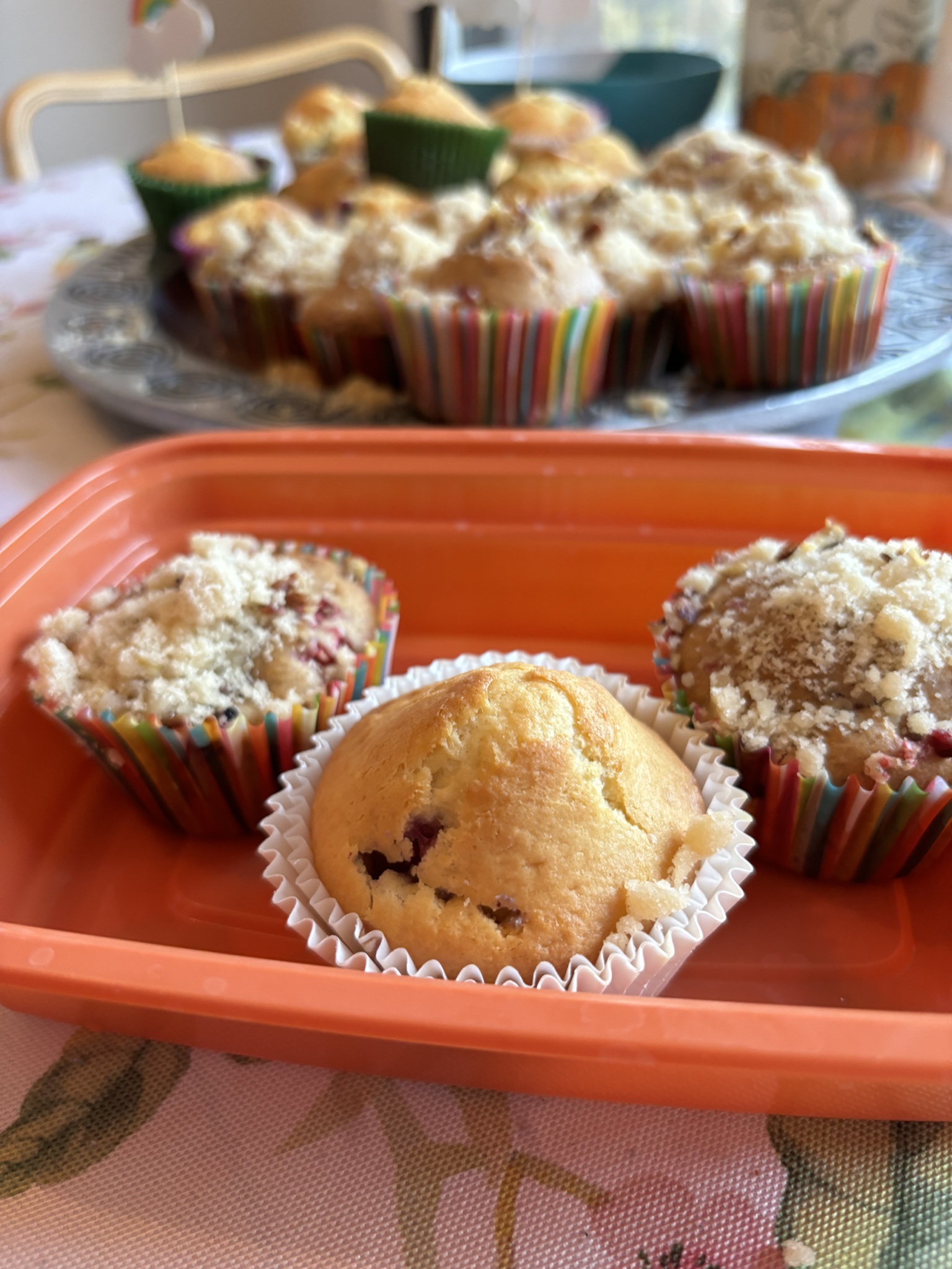 Delicious Berry Streusel & Blueberry Muffins