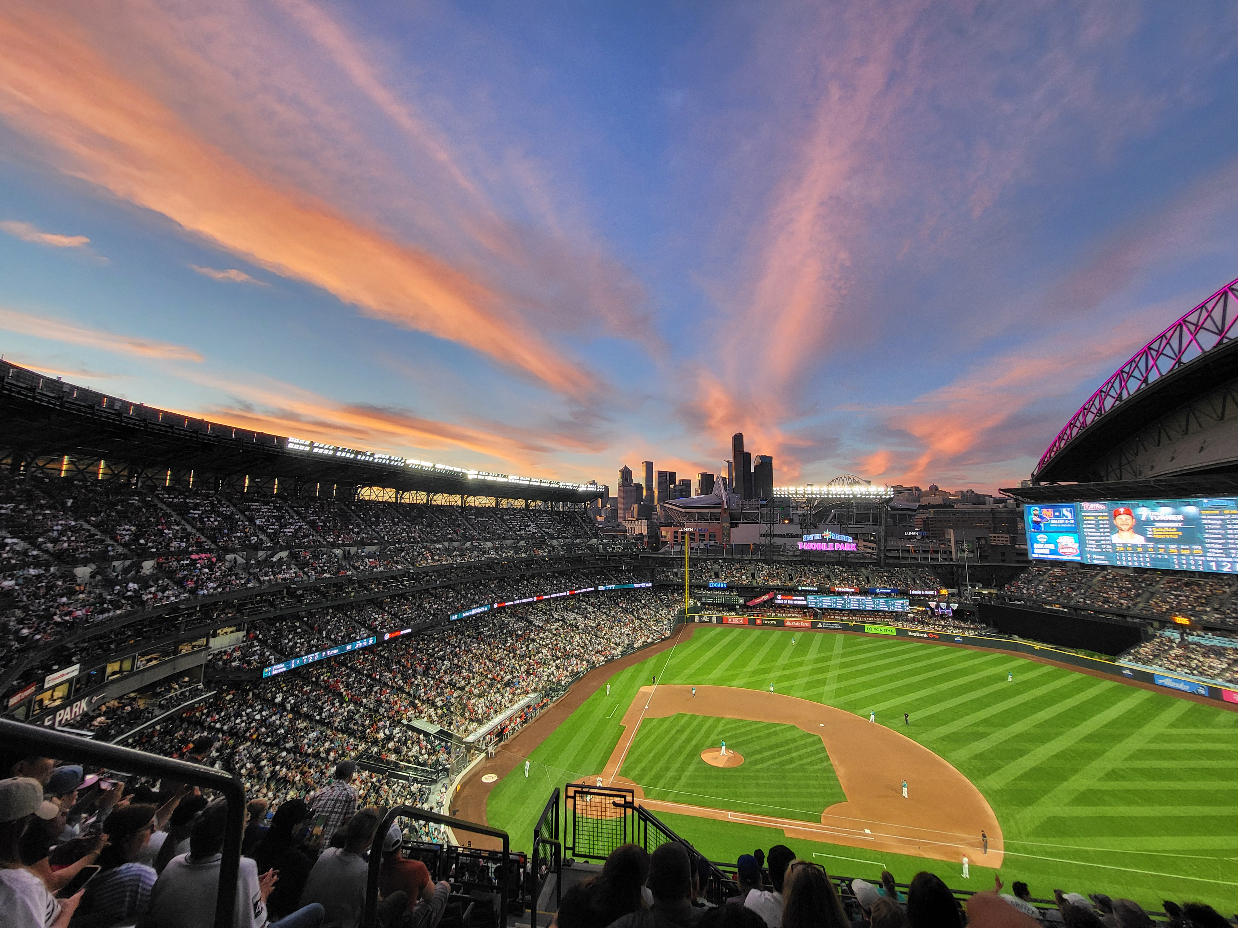 Breathtaking Sunsets Over Stadiums