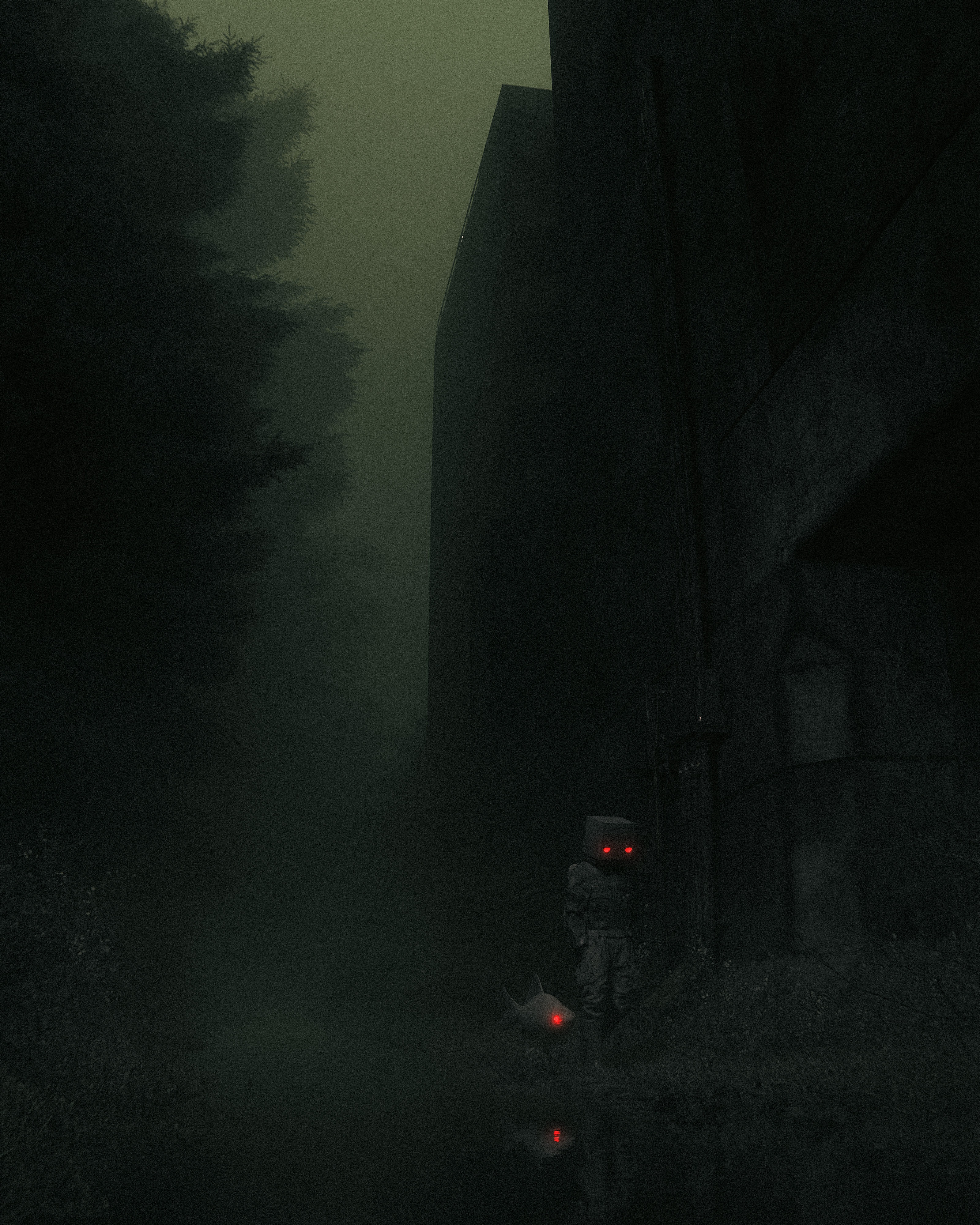 Exploring the Mysterious River by the Abandoned Factory