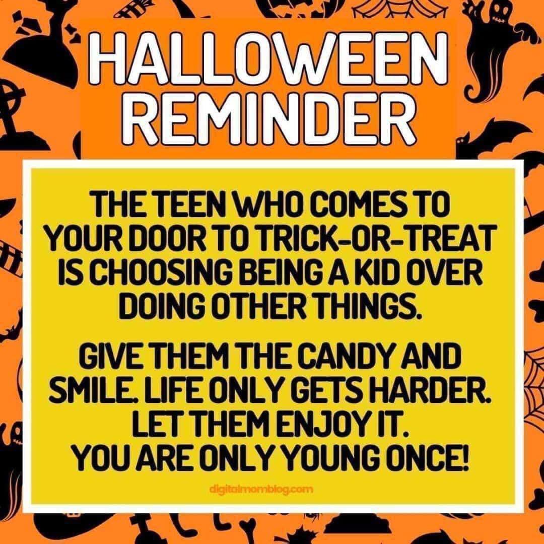 Can you read that again? Wishing you a spooky Halloween!