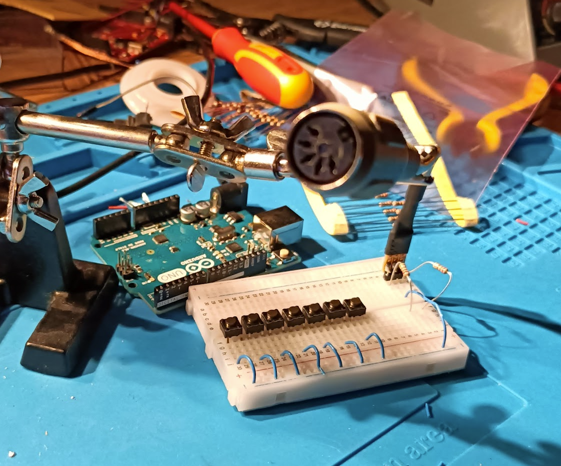 Continuing my Arduino Adventure: MIDI OUT Edition