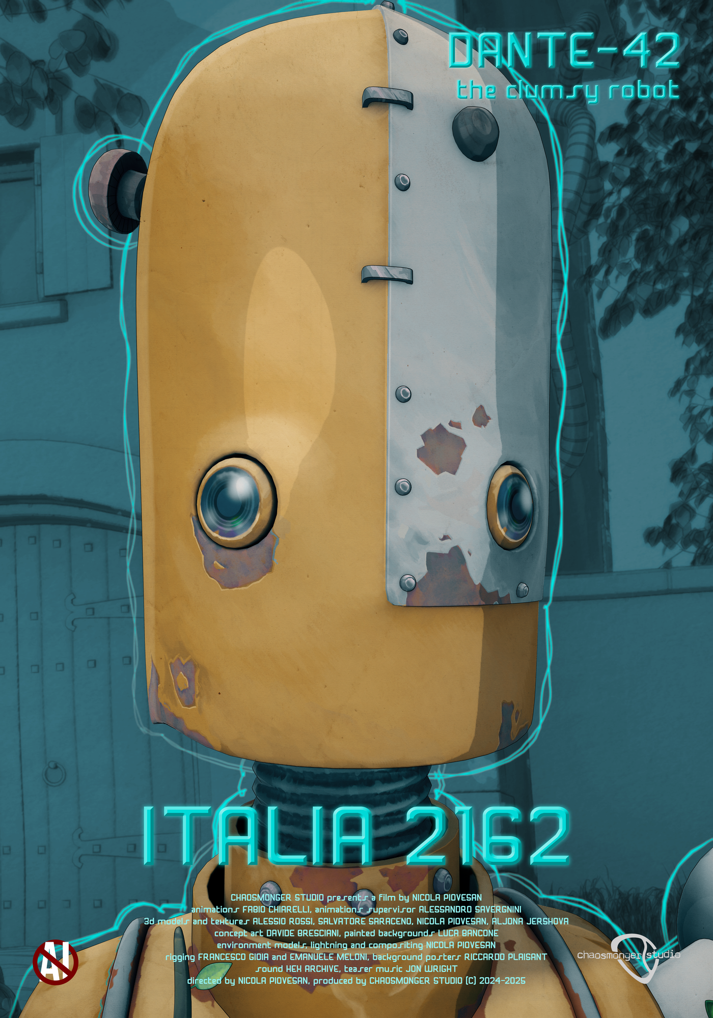 Introducing characters from my upcoming animated feature, ITALIA 2162, set in a futuristic Italy. Your feedback and support would mean the world!