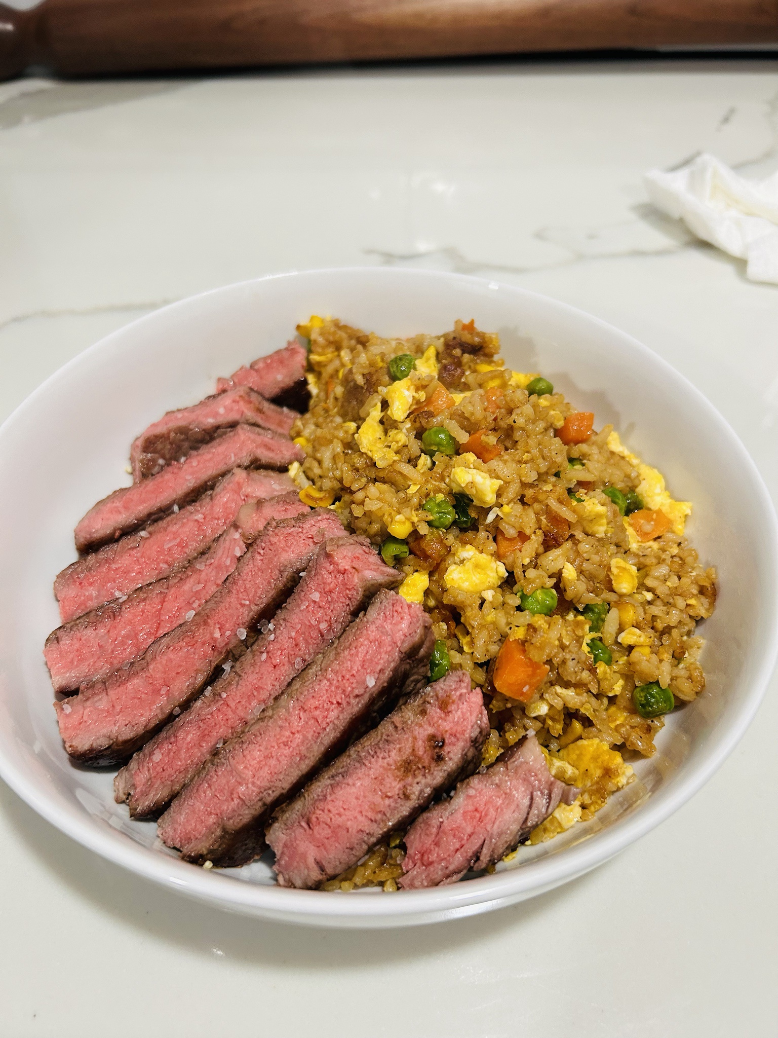 Indulge in Steak and Fried Rice: A Perfect Meal