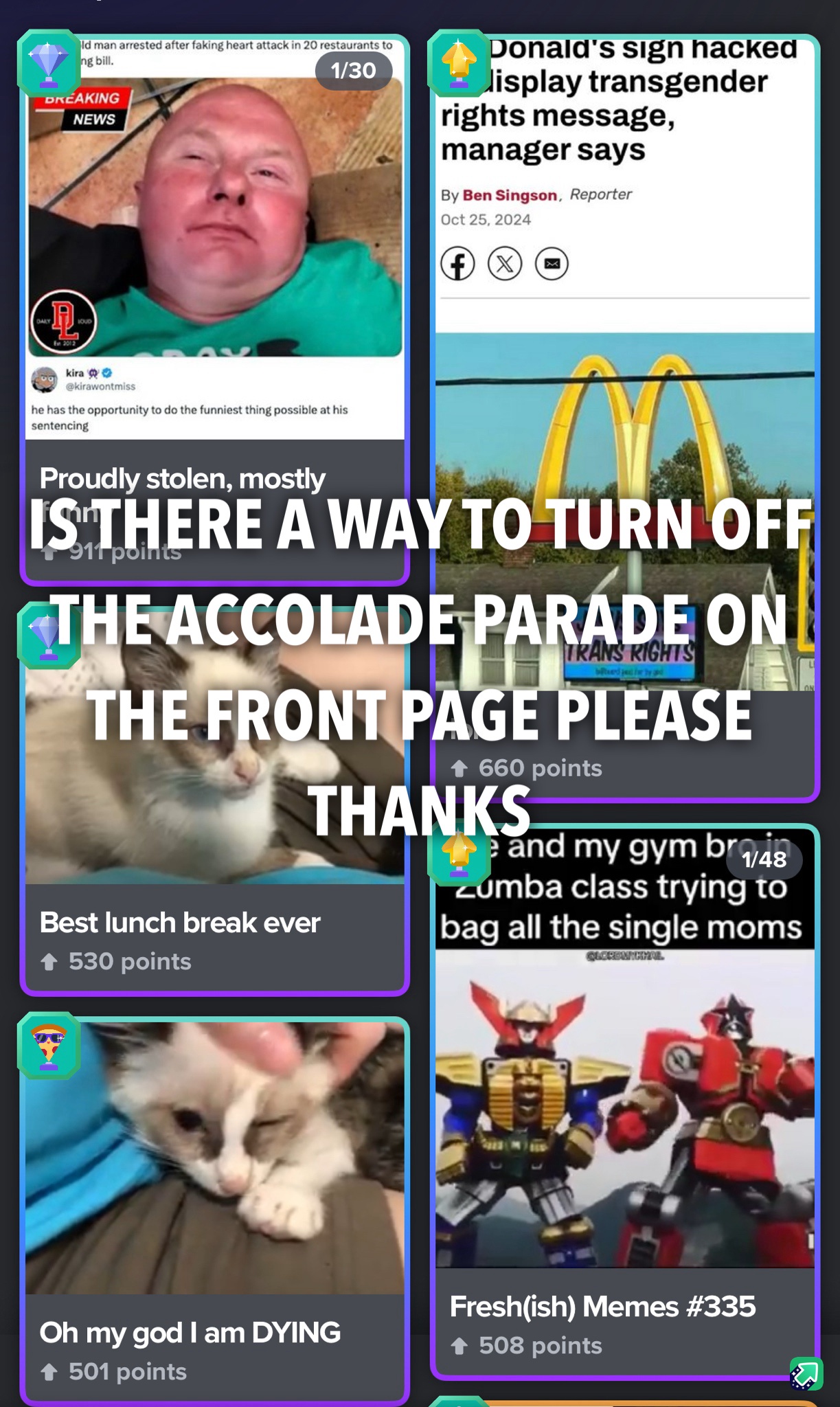 Thanks, But I Really Dislike This