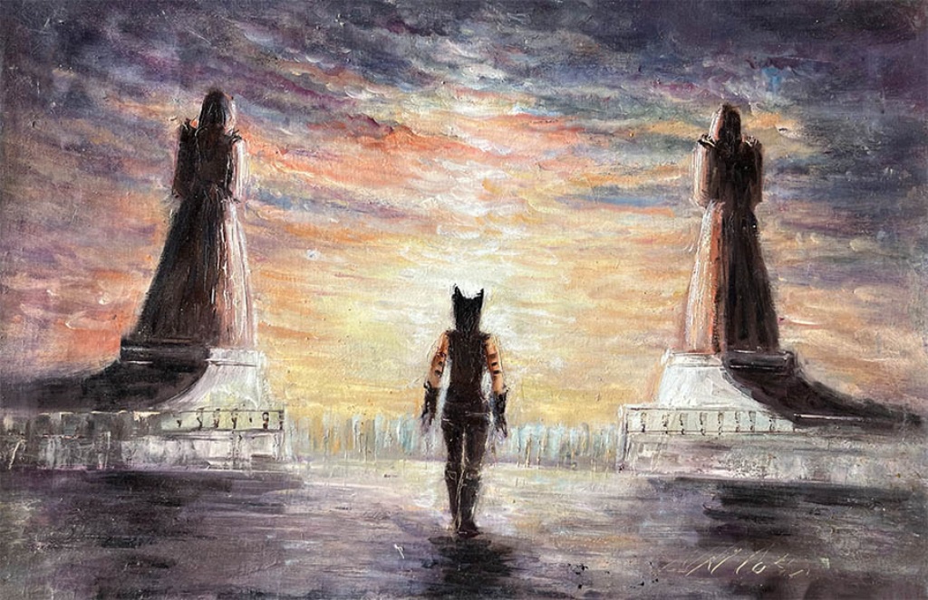 My take on Ahsoka Tano: An oil painting masterpiece. What are your thoughts?