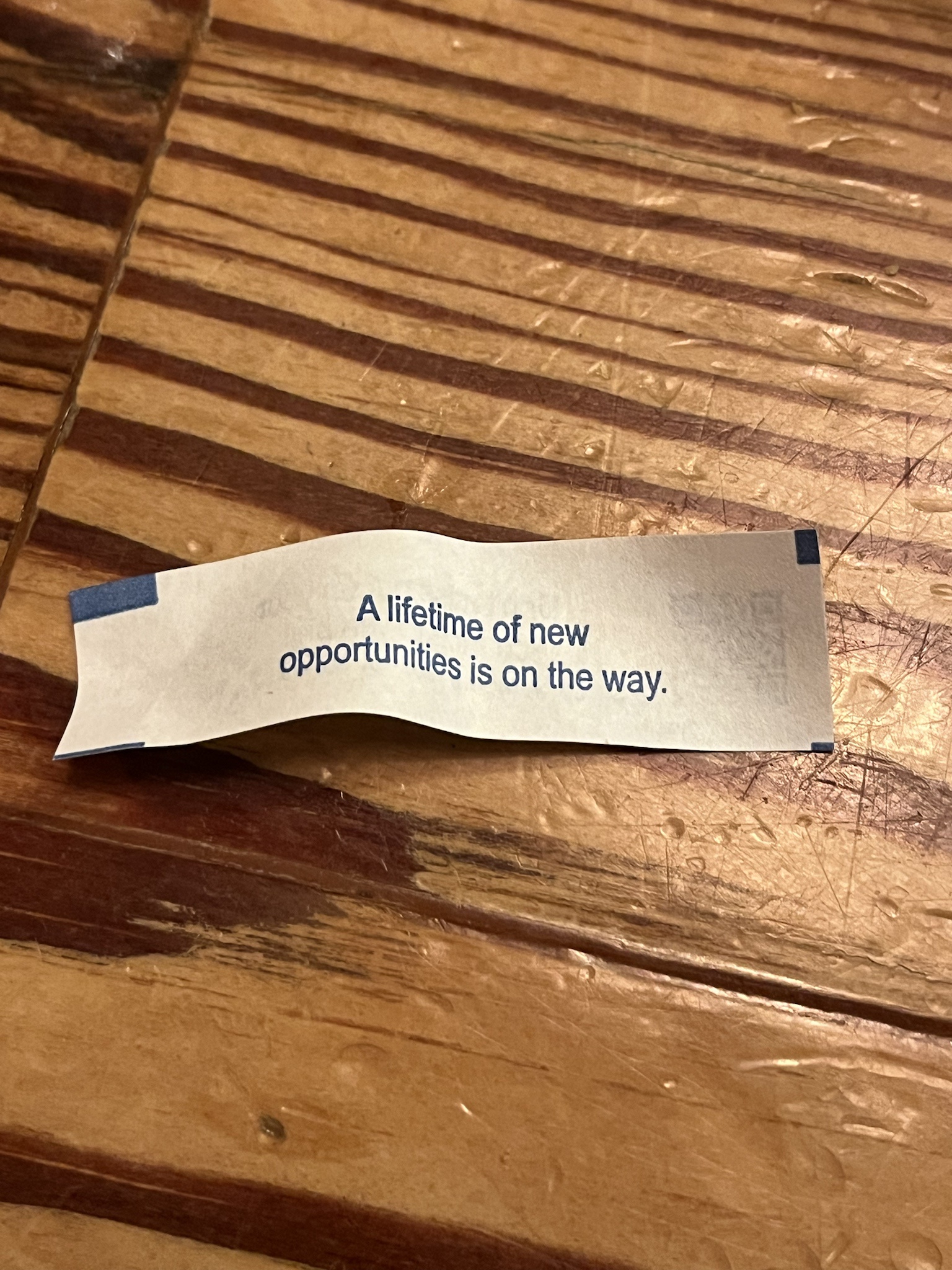 Today's fortune cookie wisdom awaits!