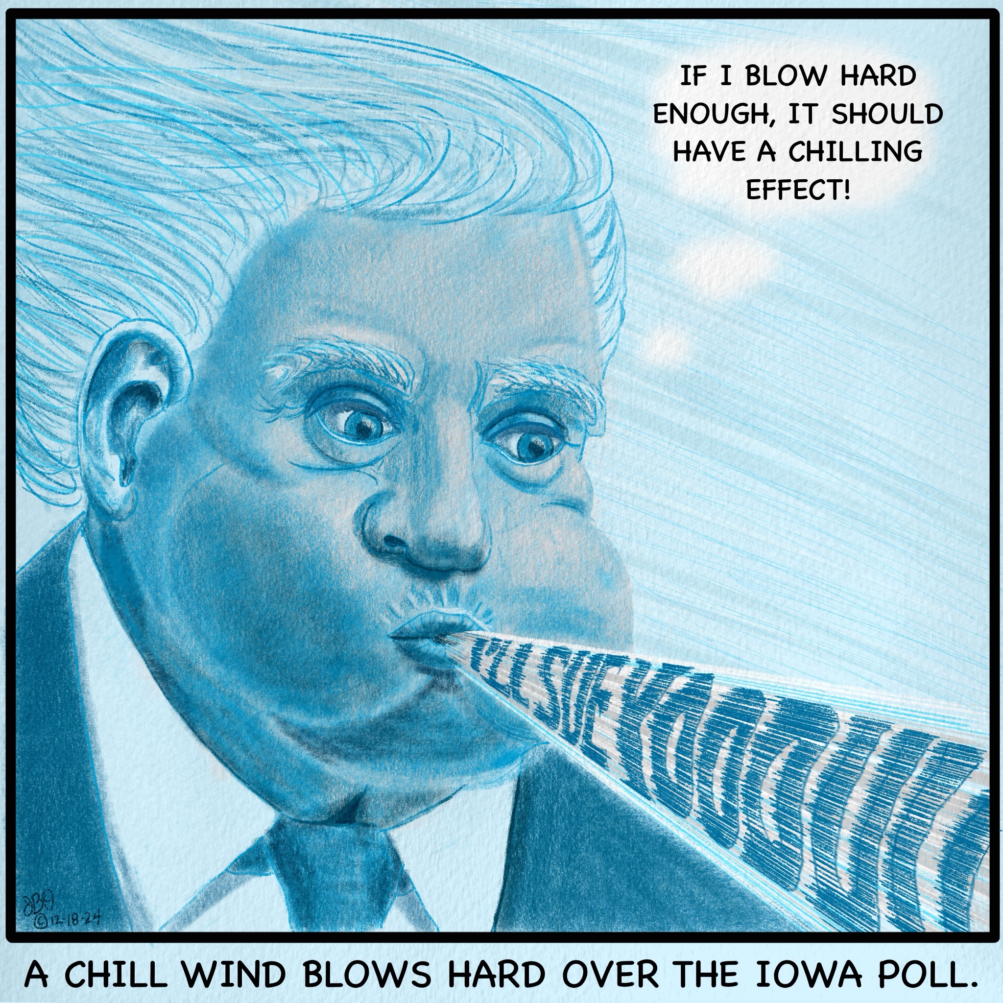 The ultimate blowhard
