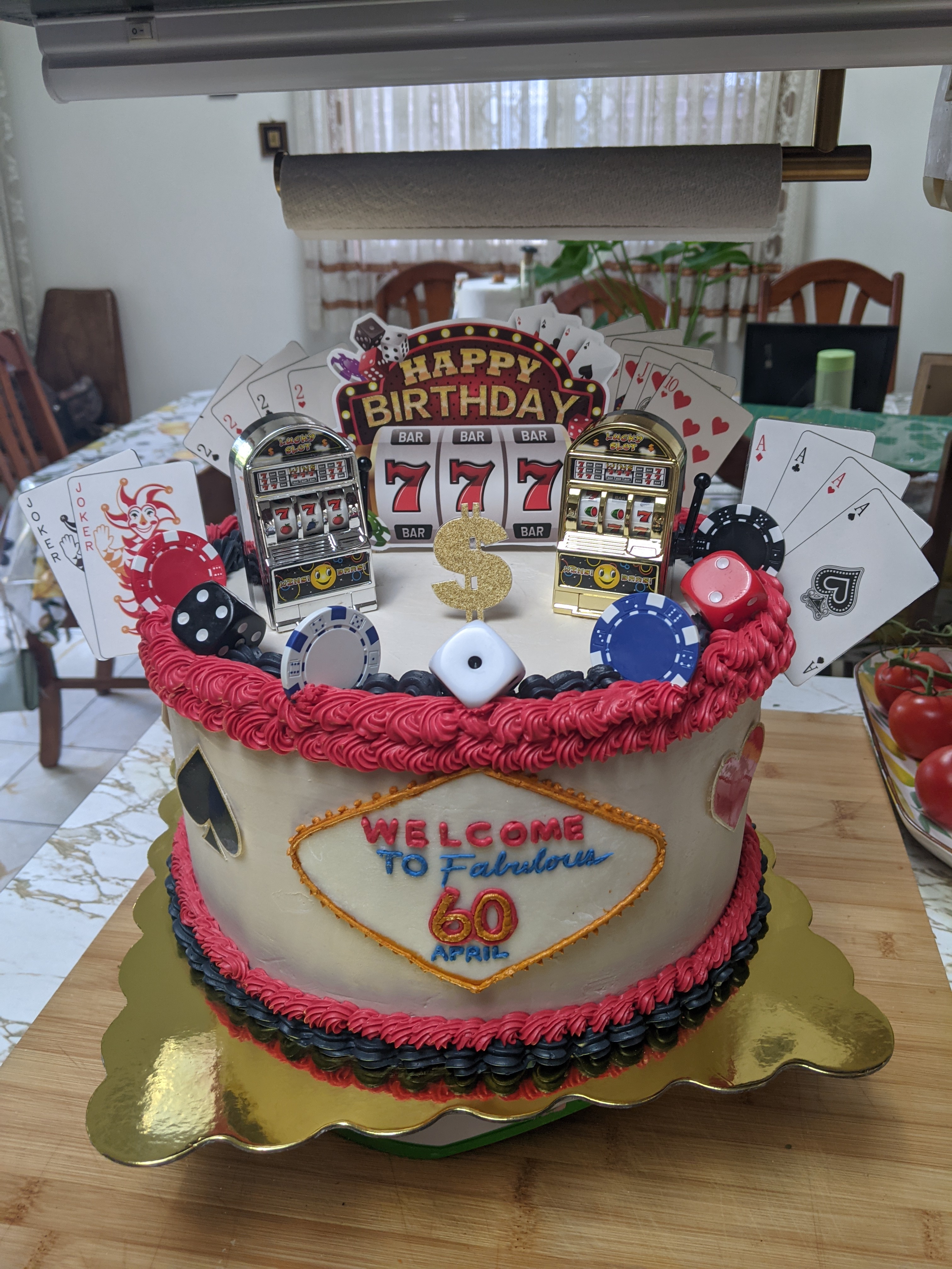 A Cake Fit for a Casino Celebration