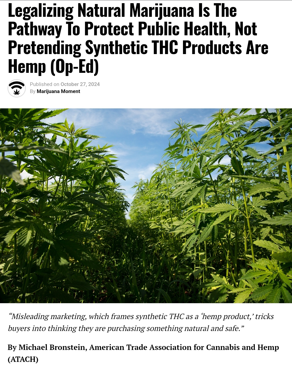 Why Legalizing Natural Marijuana is Key to Public Health: An Insightful Op-Ed