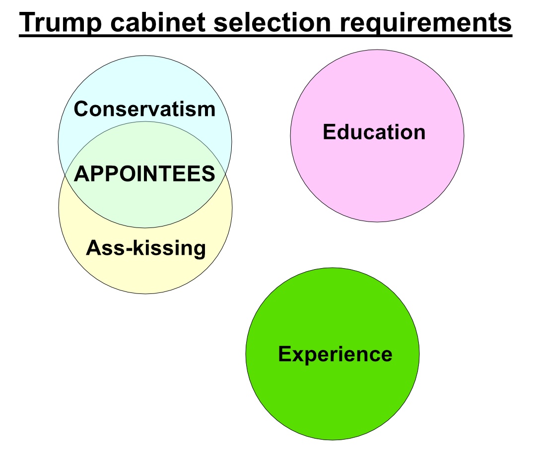 Venn Diagram of Trump’s Cabinet Selection Criteria: A Must-See!