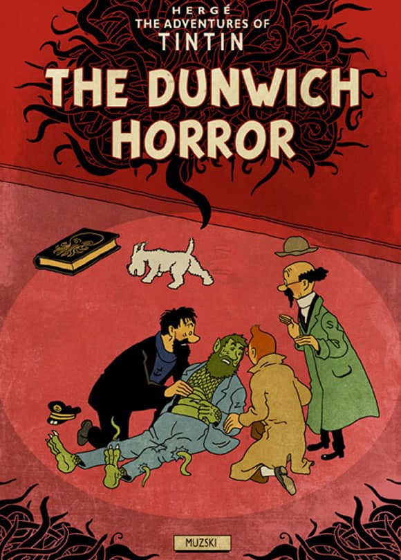 Tintin's Terrifying Encounter with The Dunwich Horror