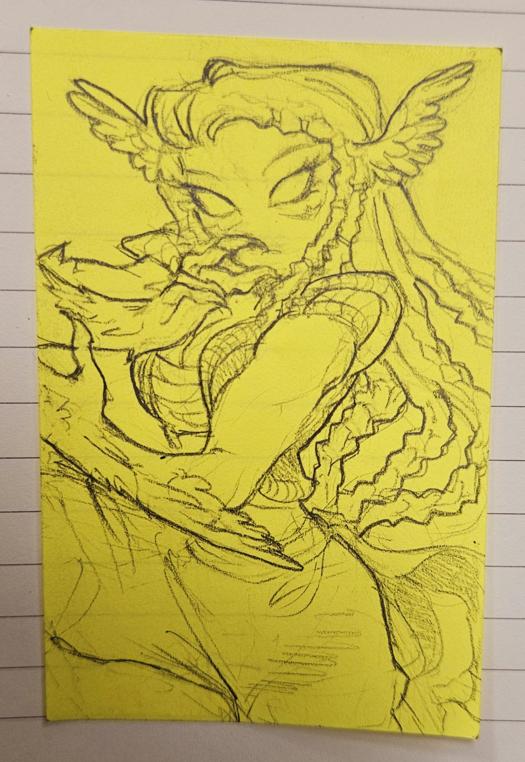 Doodle Adventures: Tiny Pencil Drawings from Class Boredom