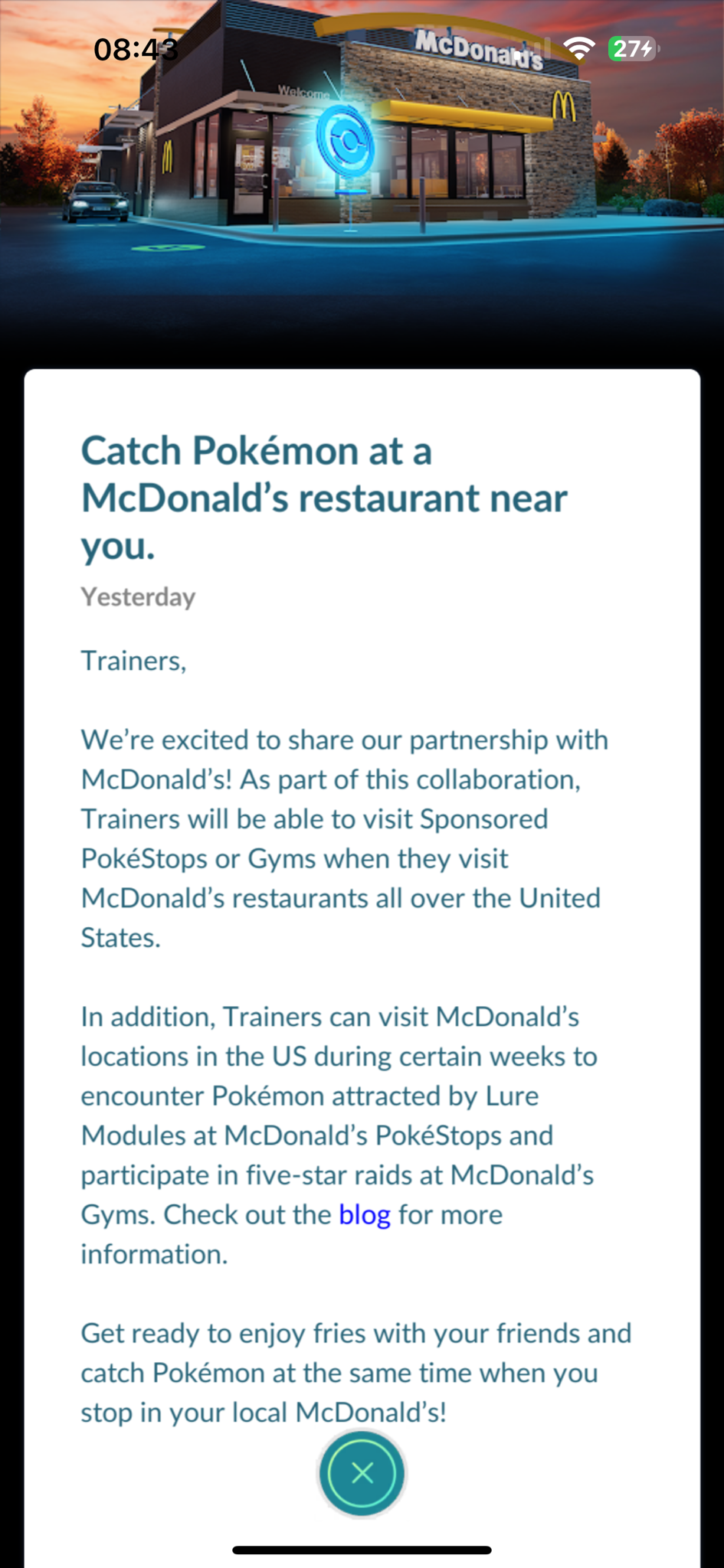 Nice attempt, McDonald's, but not quite there!