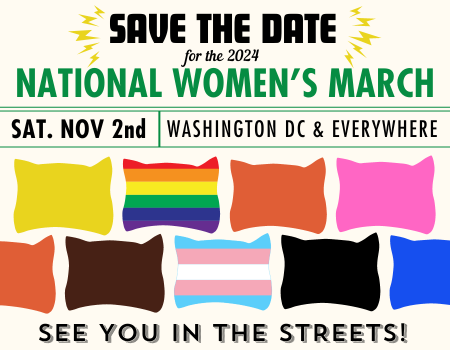 Mark Your Calendars: Women's March 2024 on Saturday, November 2nd