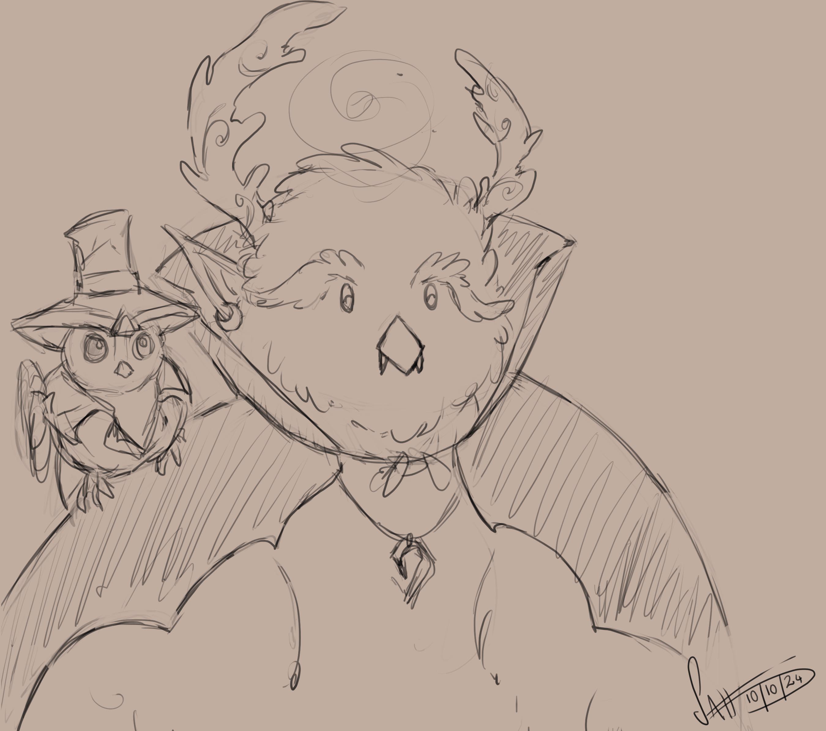 Drawlloween Challenge #2: The Vampire Edition