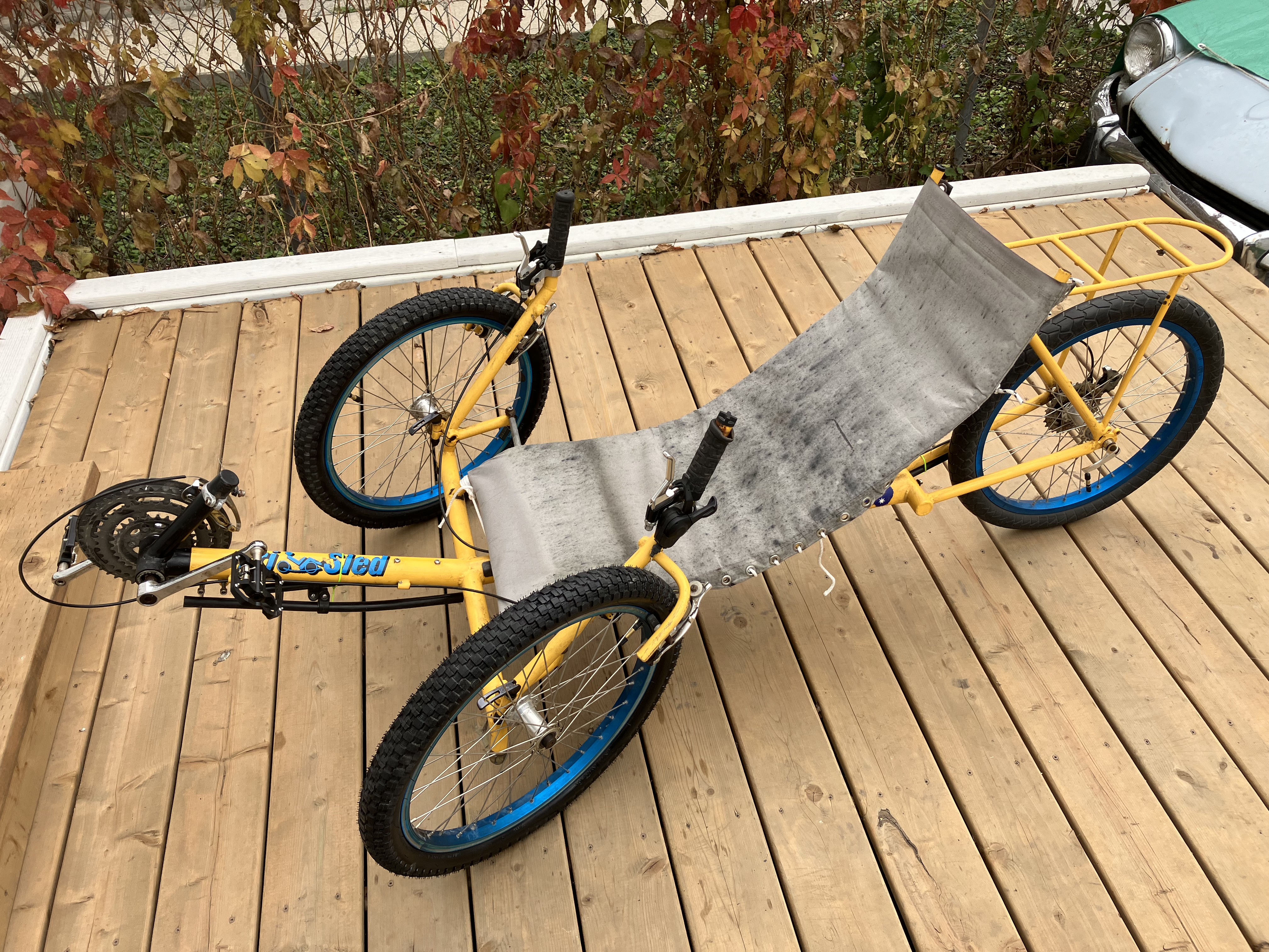 The Quirky Raggedy-Arsed Recumbent Trike