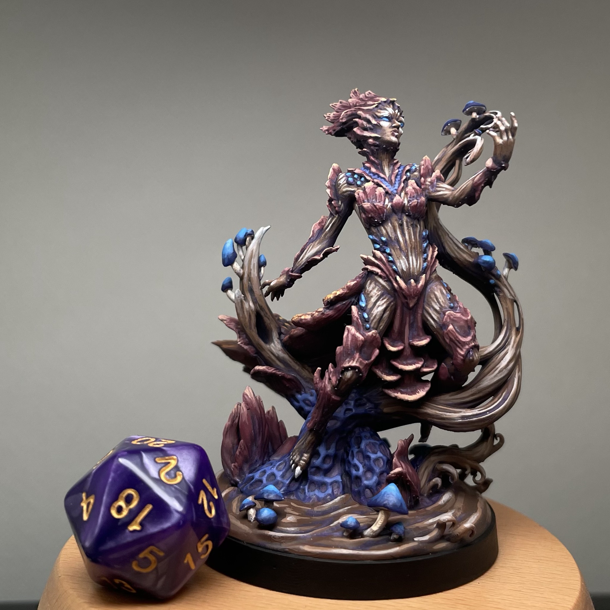 Behold the Maiden of Spores: A Stunning Sculpture by Mammoth Factory Games