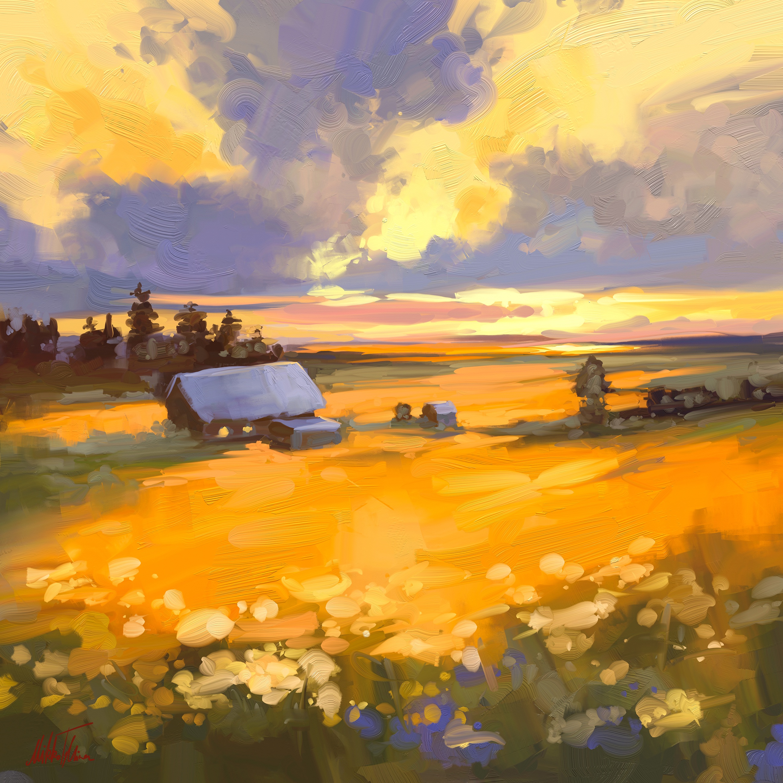 Golden Hour Bliss in Late Summer