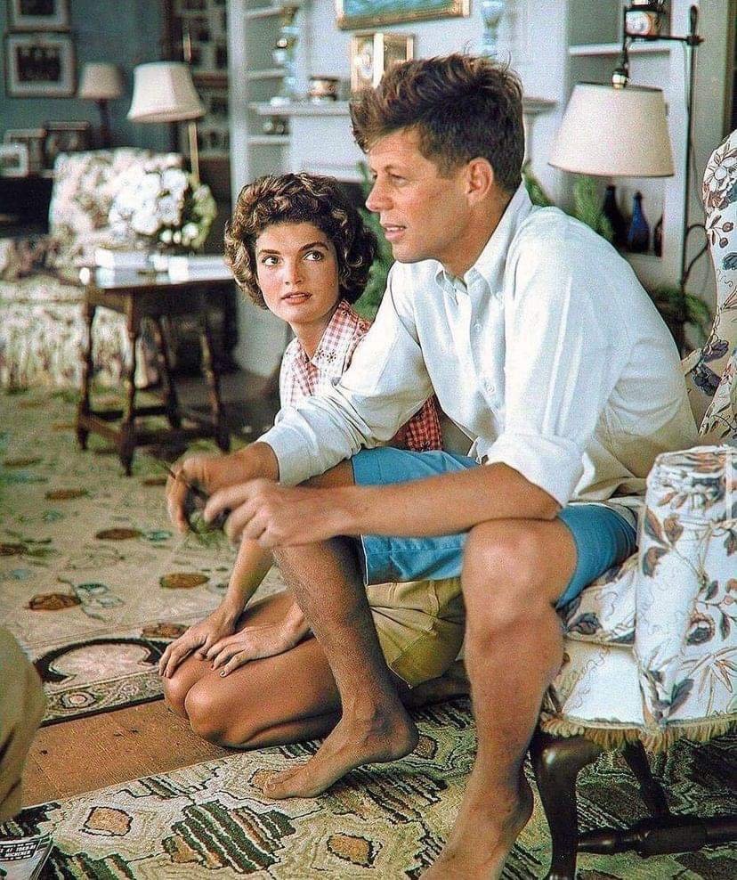 A Glimpse of History: JFK and Jackie Relaxing in 1953