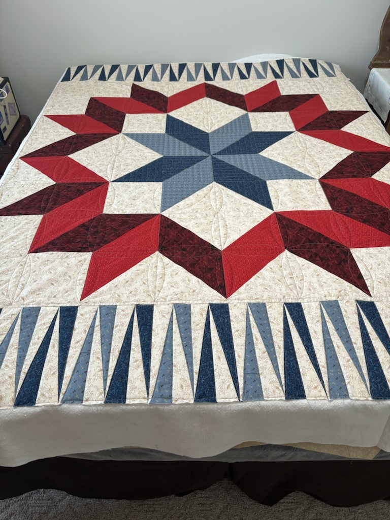 My Handmade Carpenter Star for Quilts of Valor