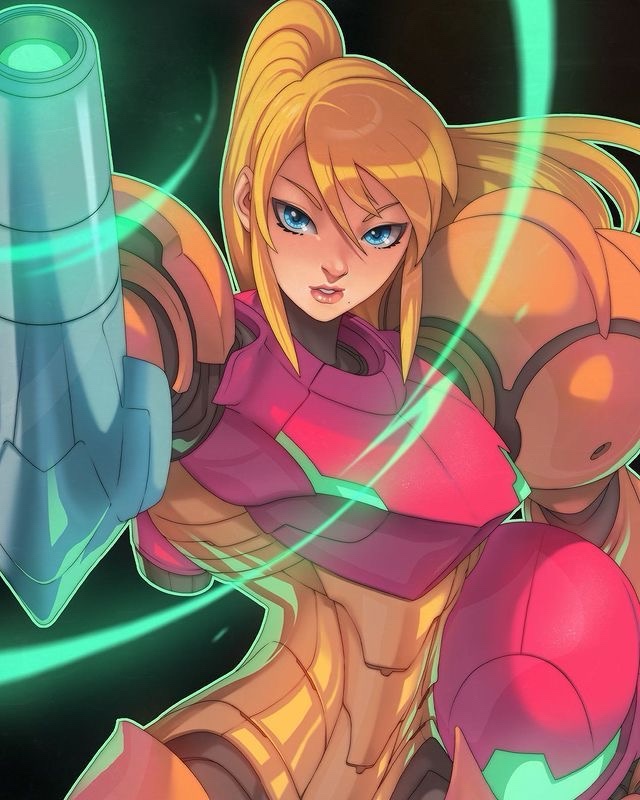 Celebrate Samus Saturday with Iron Pinky's Art!