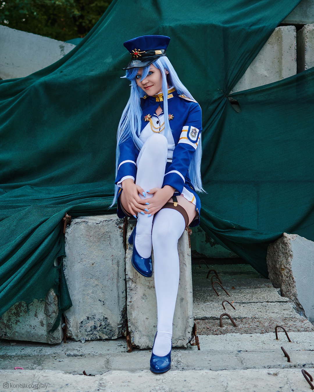 Stunning Vladilena Milize Cosplay from 86: Eighty Six by Konelli