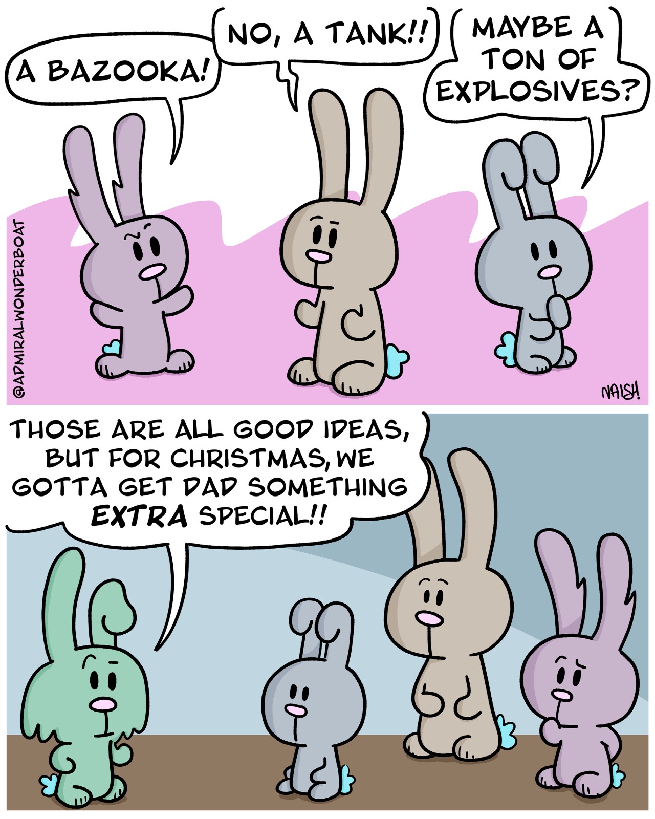 Bad Bunnies Celebrate Christmas: Original Content