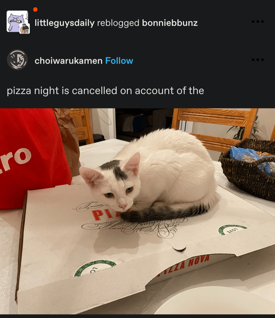 The Disappointment of Cancelled Pizza Night