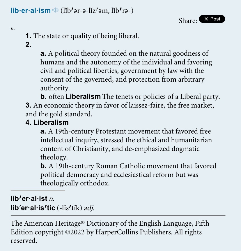 If this is what being a liberal means, count me in!