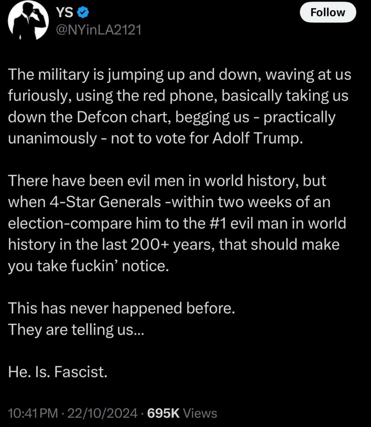 Shaking my head at those who can't decide.