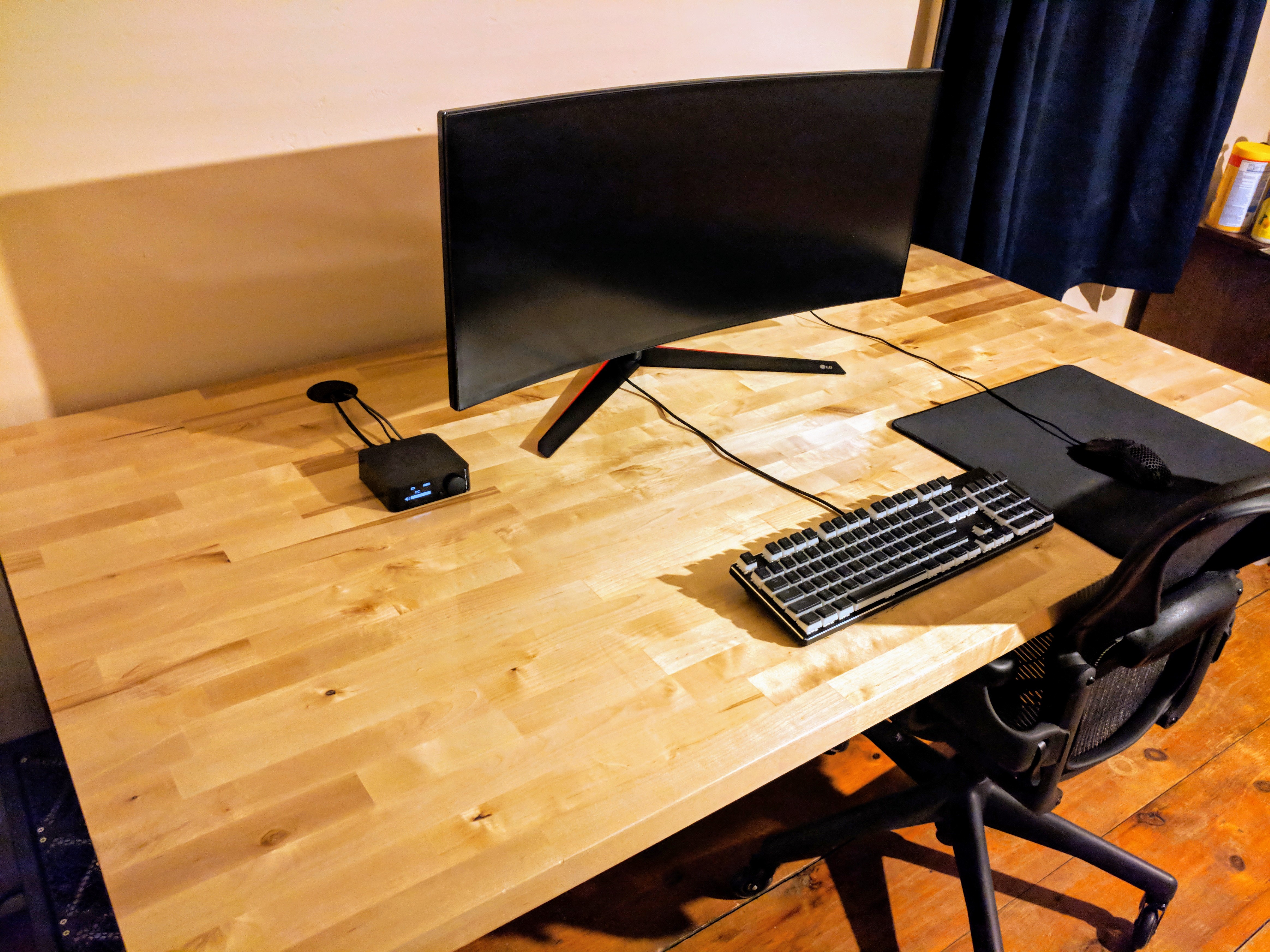 The Ultimate Butcher-Block Battlestation Setup