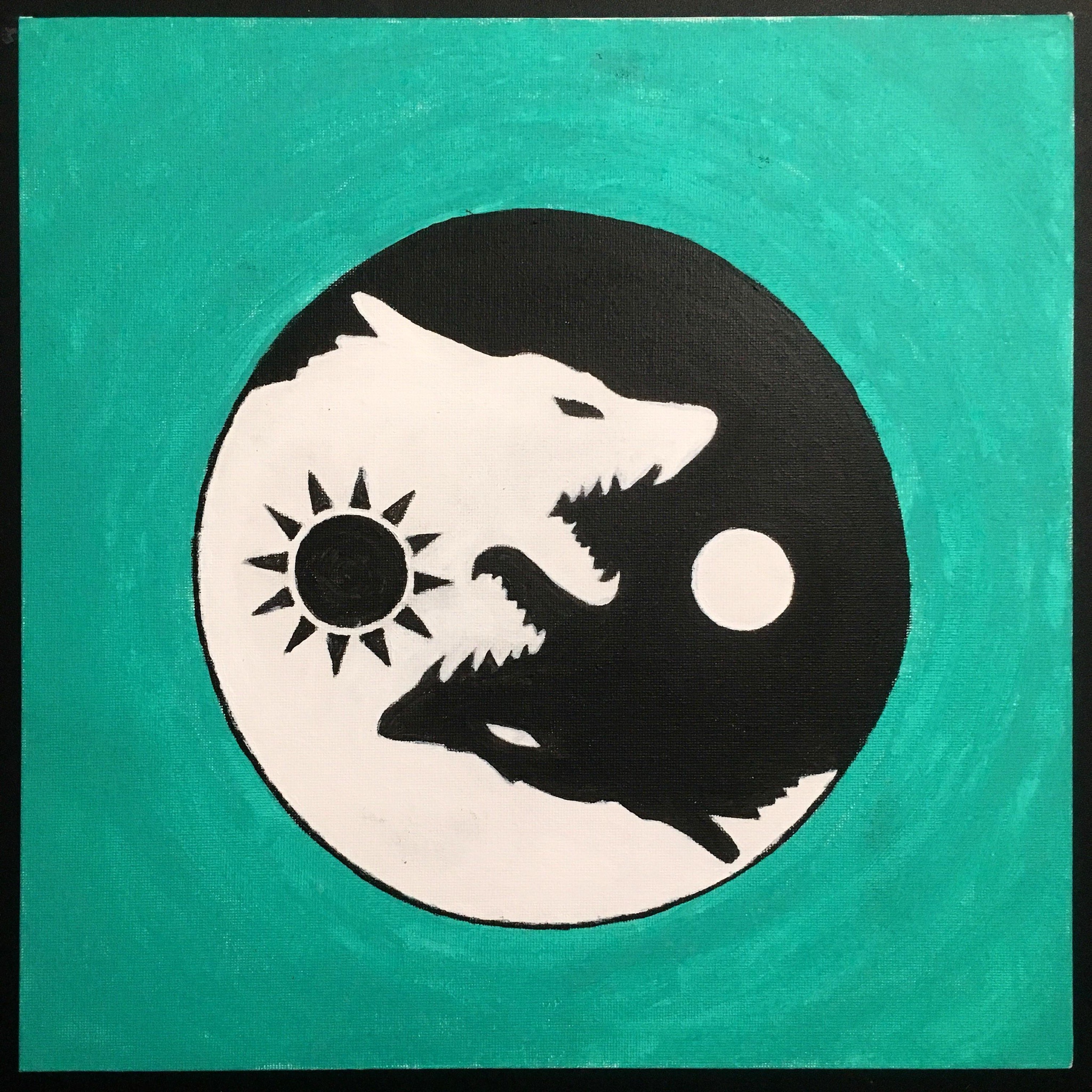 Two Wolves Sticker: A Symbol of Inner Conflict