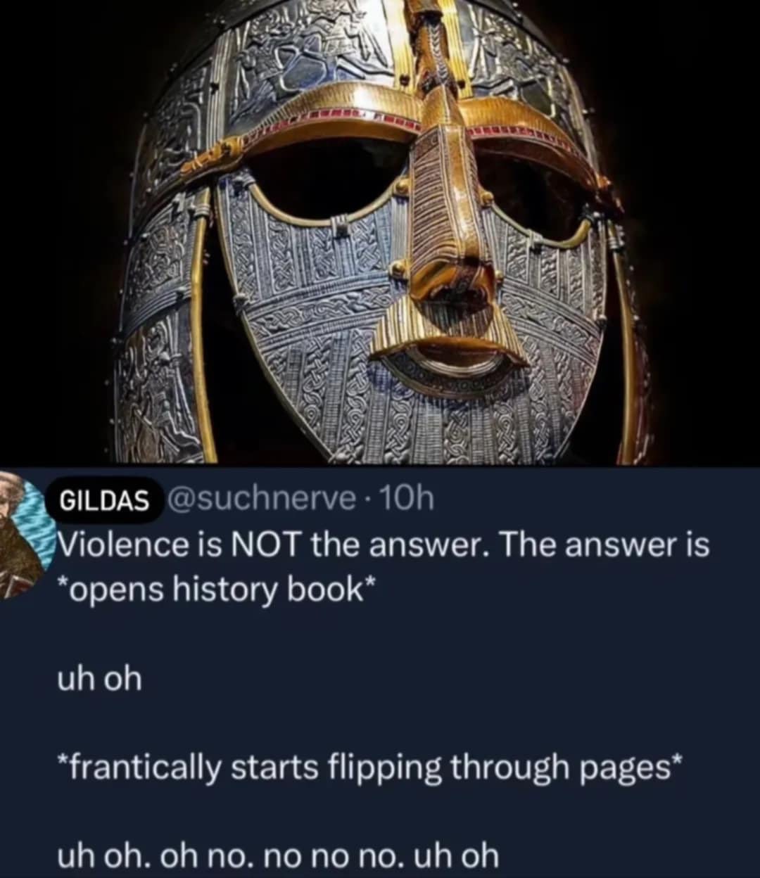 The harsh reality of violence.