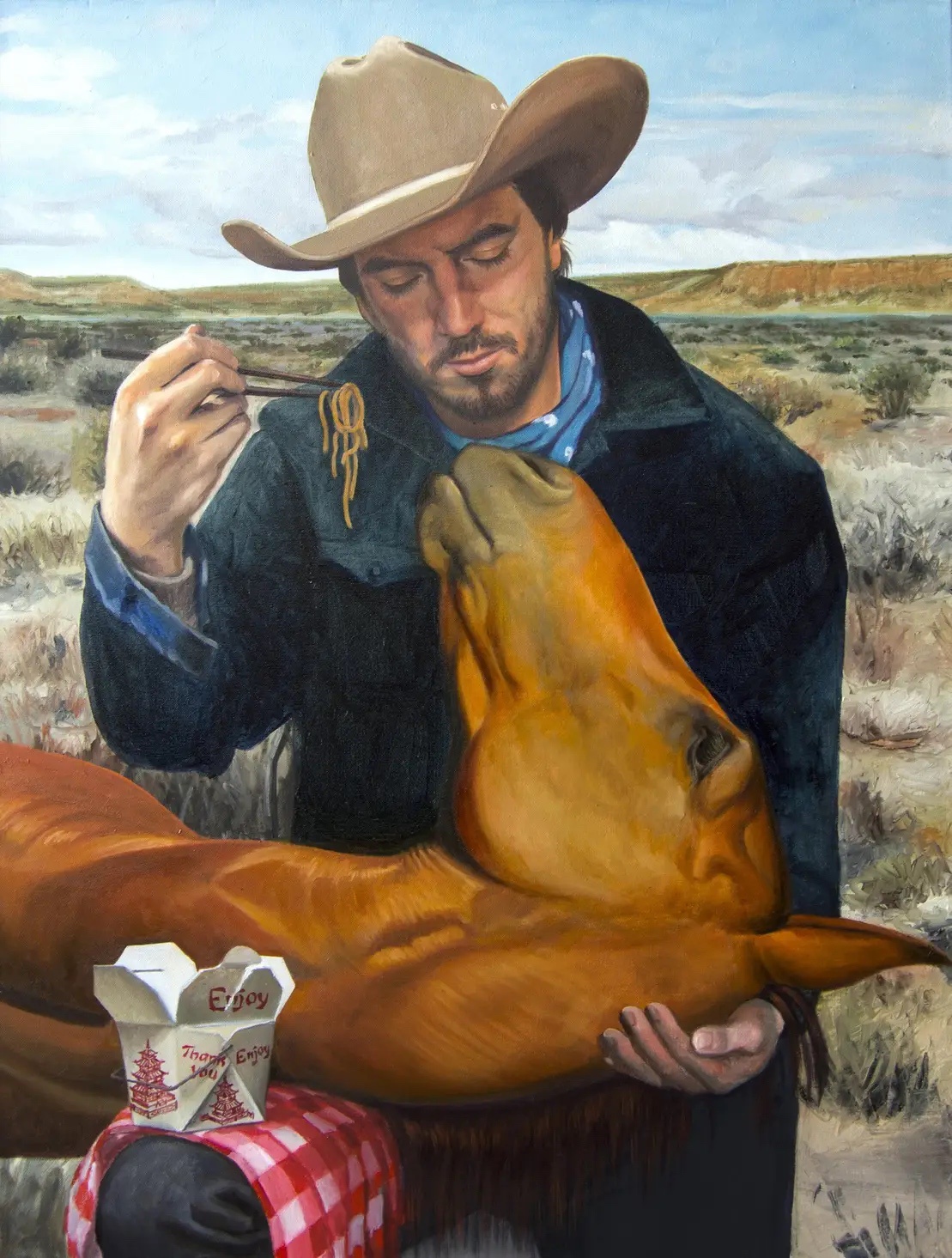 A Heartwarming Bond Between a Man and His Horse