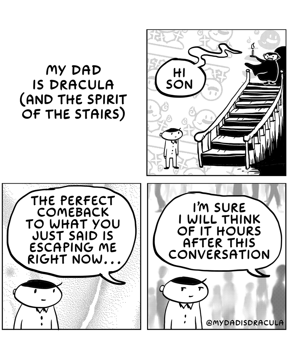 My Dad is Dracula: A Tale of the Spirit of the Stairs