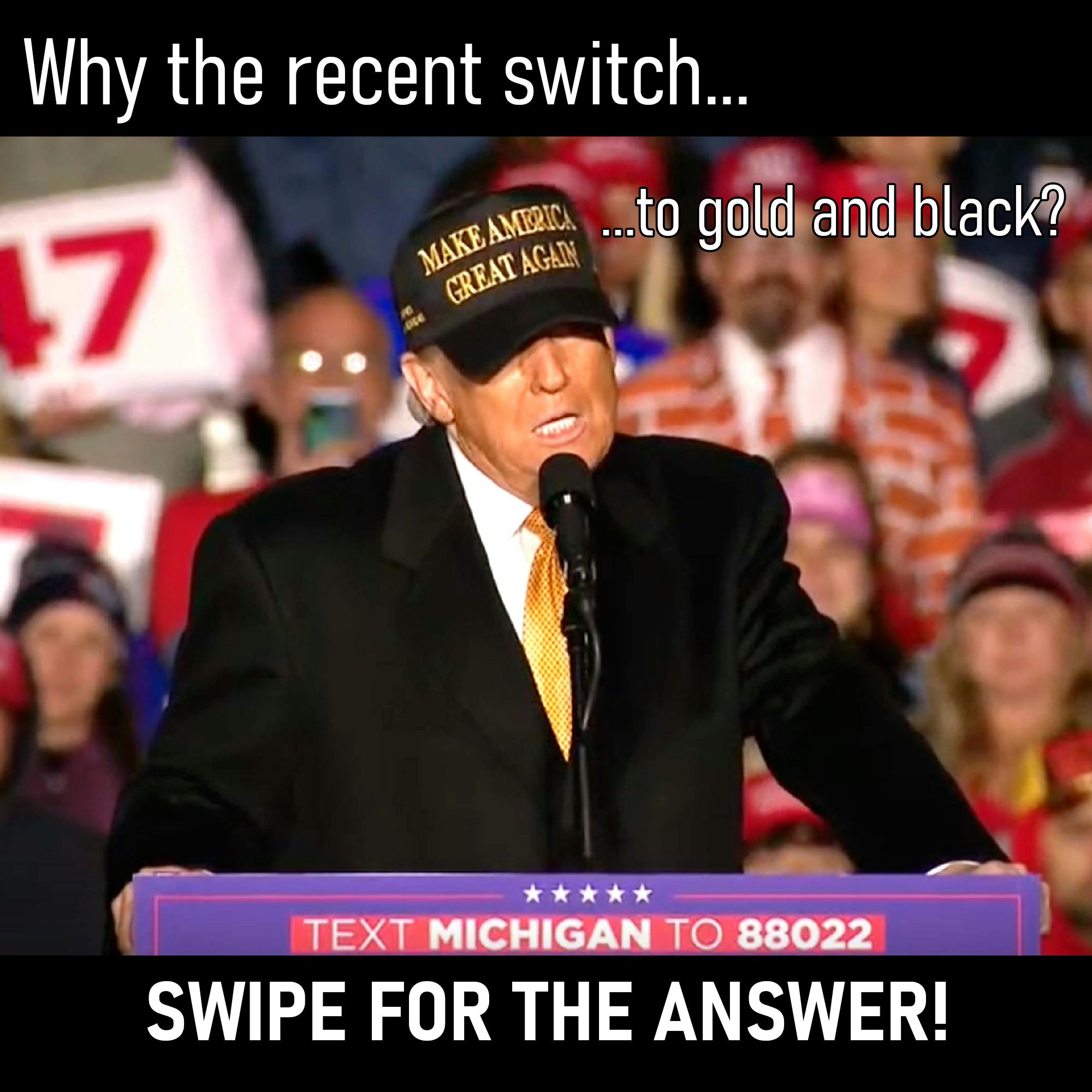 Black and Gold - definitely not the good kind!