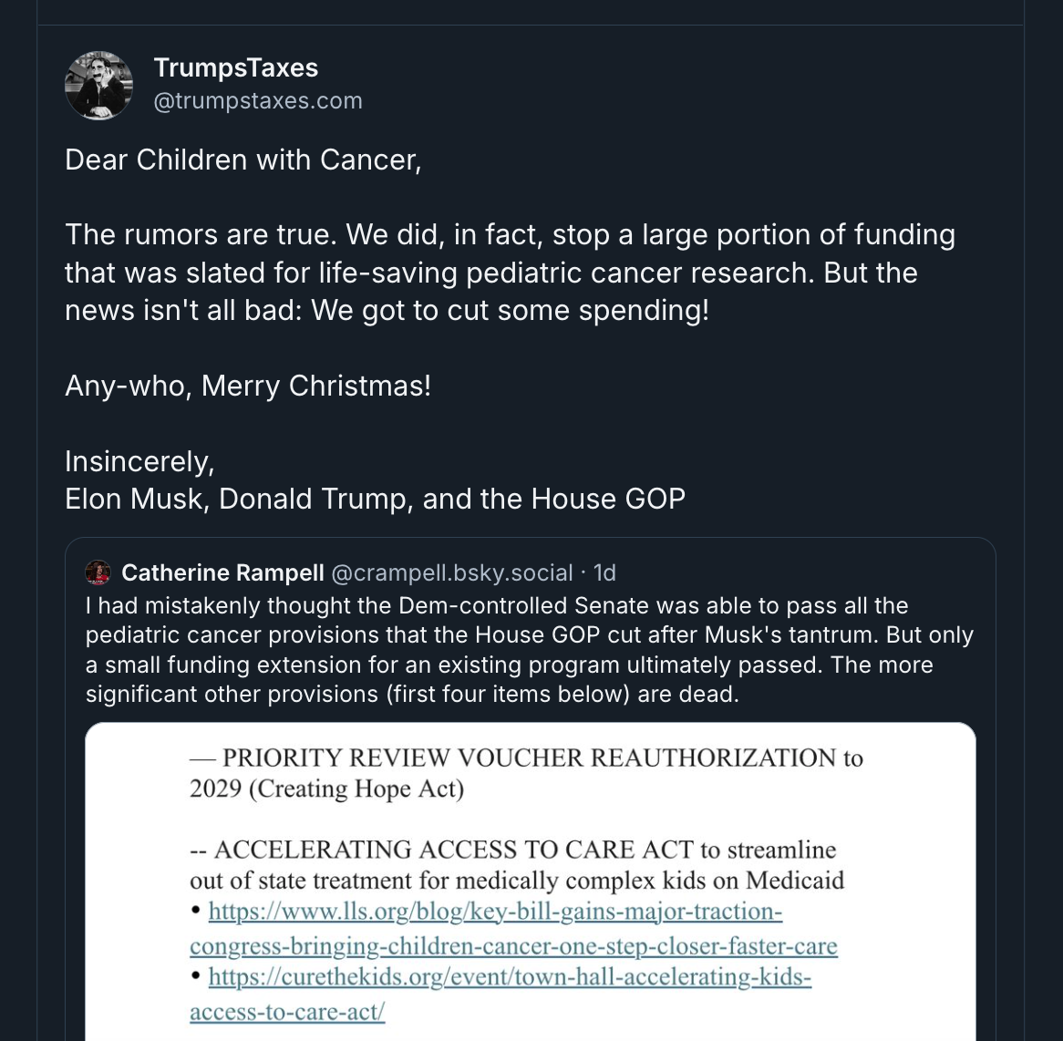 Breaking News: Major Funding Gaps in Children's Cancer Research Due to Elon and Trump's Decisions
