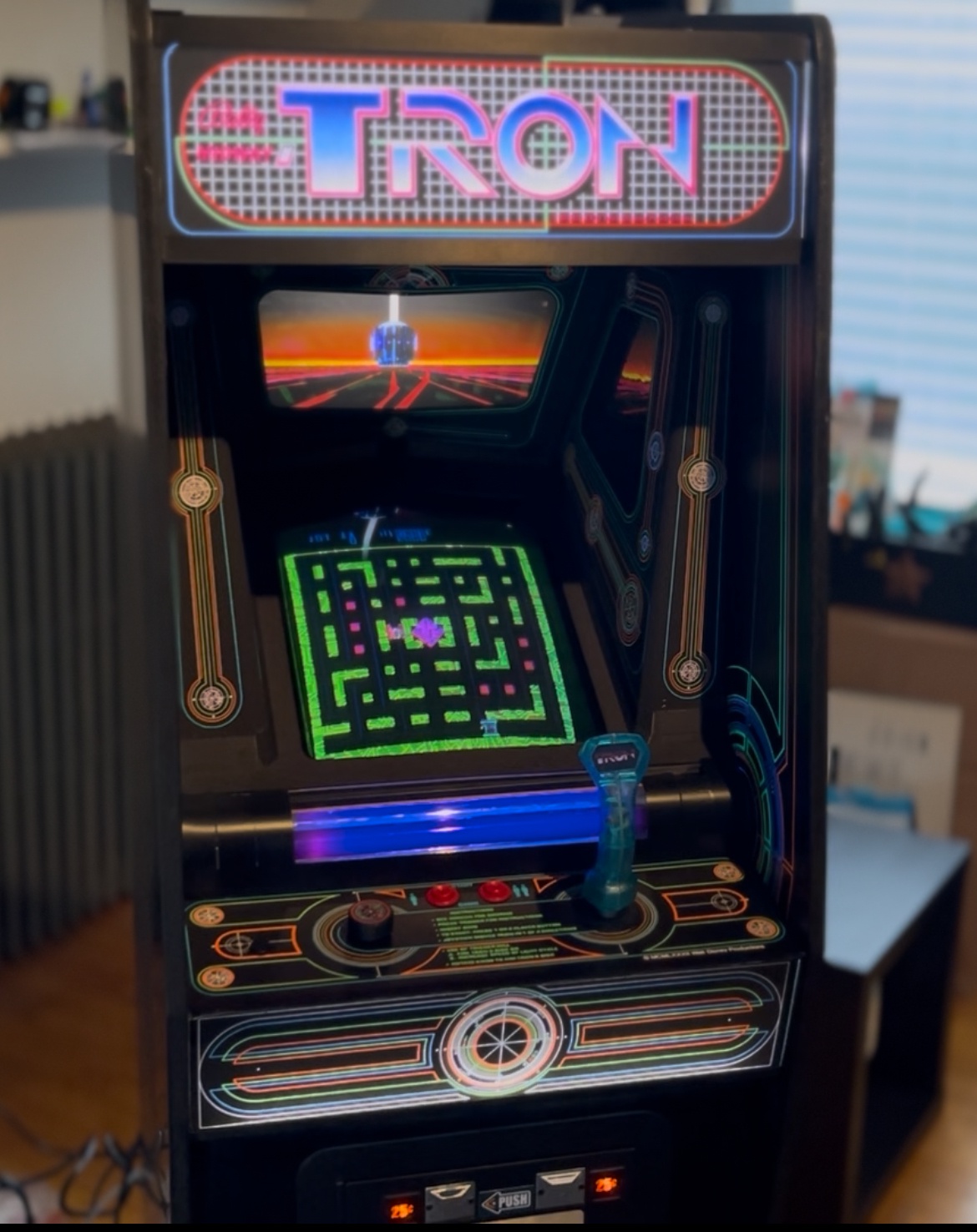 Exciting Tron Update: CRT Monitor Installed with a Compact 9" Screen