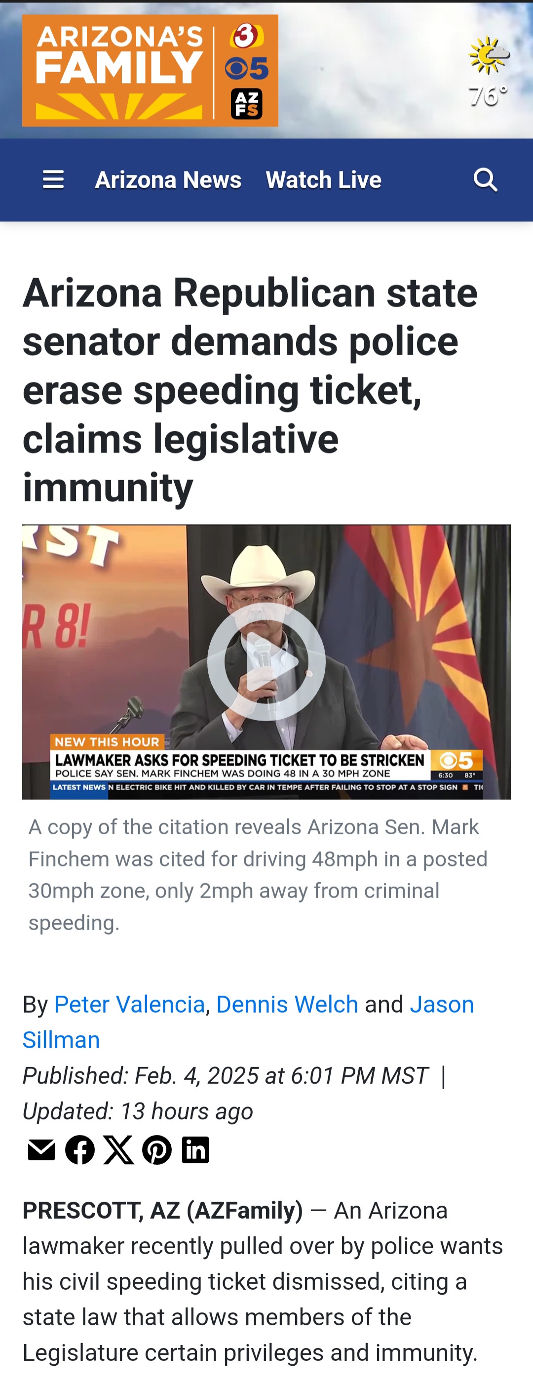 A Call to Action: Be a True Arizona Citizen, Senator!