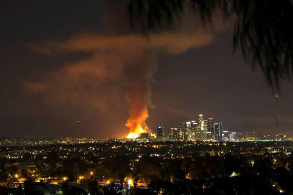 Massive LA Fire Visible from Miles Away: A Shocking Sight