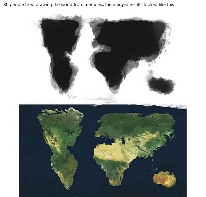 More Evidence That Many Believe South America is Directly South of North America