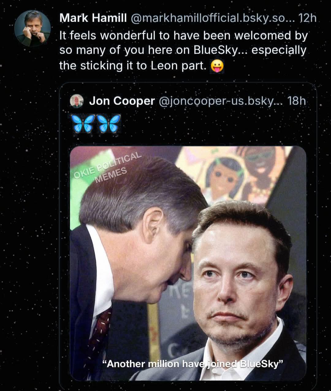 Mark Hamill's Exciting Move to BlueSky