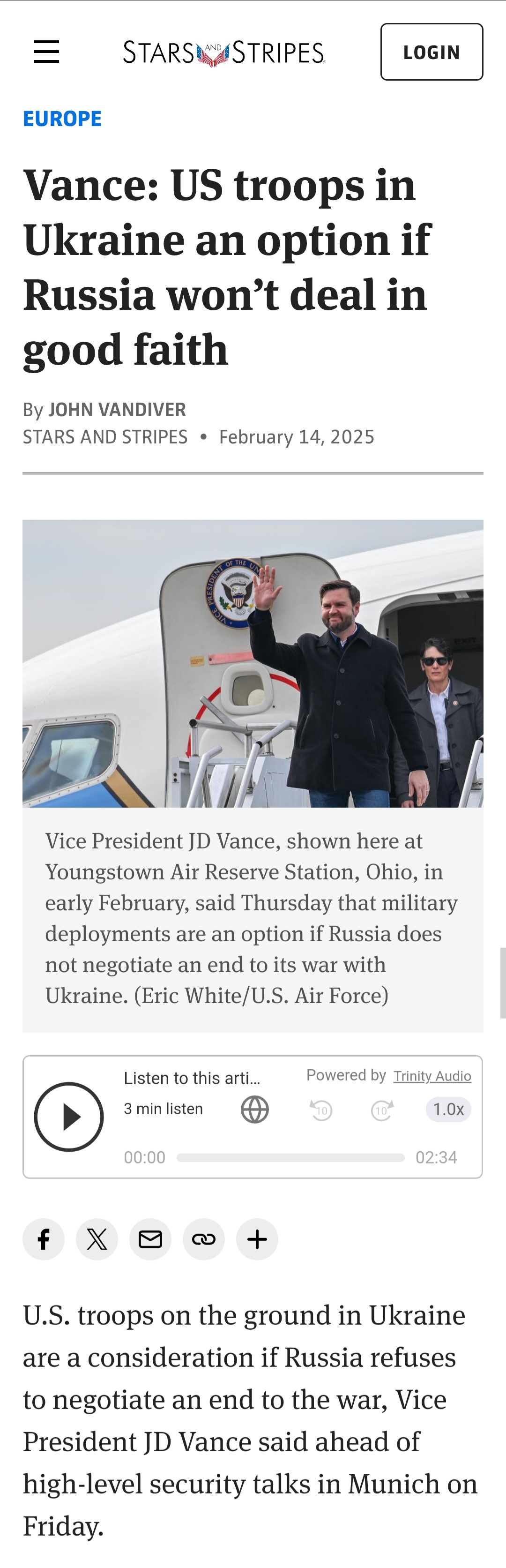 Questioning US Military Presence: Who Is This Again? Everyone Else Talks About Ukraine Giving Up Territory!