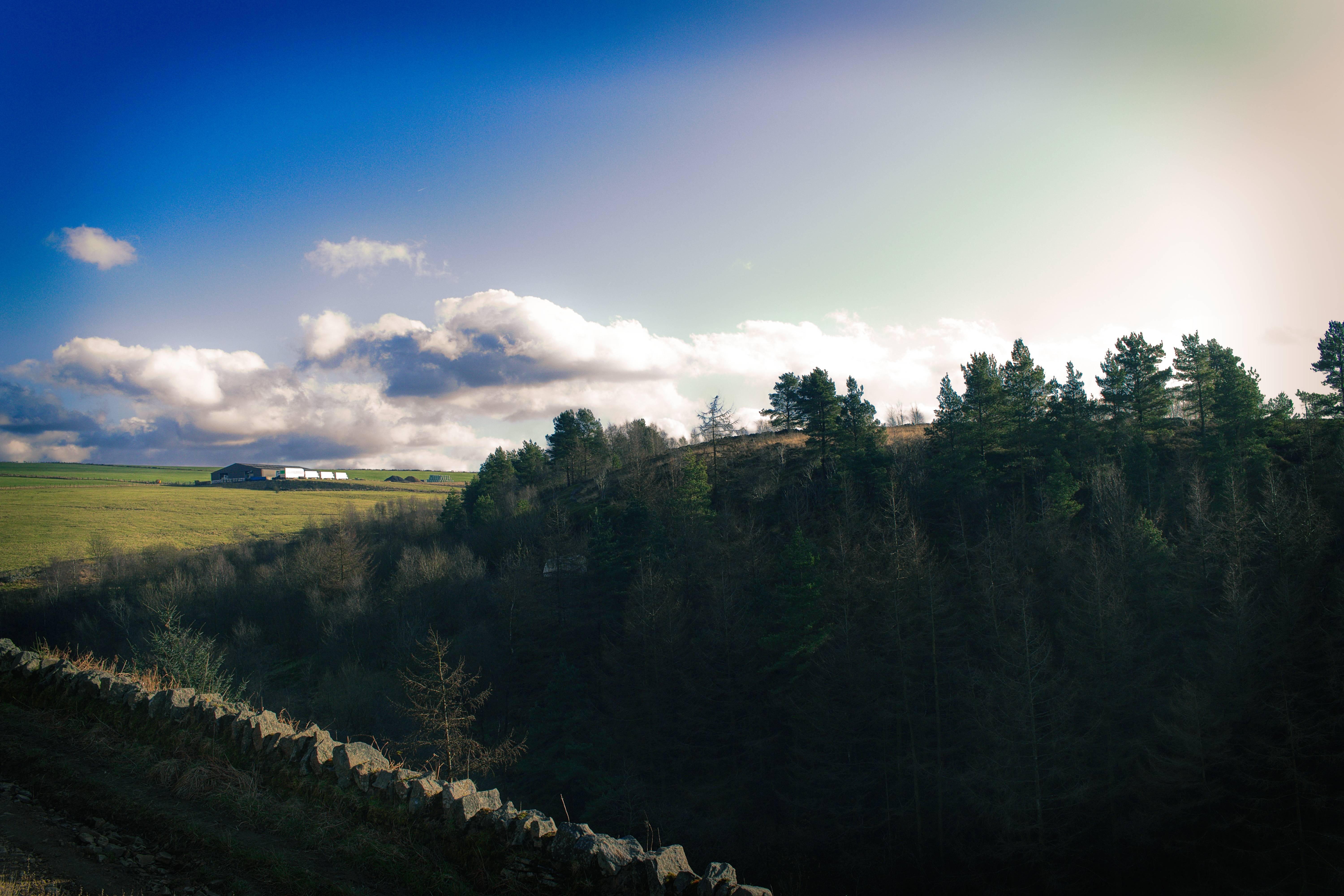 A Gorgeous Blue Sky Over England